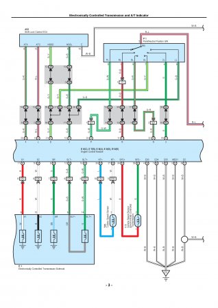 Lexus LX470 - электронная система управления трансмиссией (ECT)